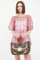 Louis Vuitton Black Murakami Rita Bag