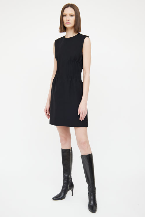 Louis Vuitton Black Boned Bodice  Dress