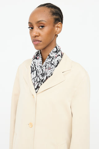 Louis Vuitton Rock N' Roses Knit Scarf