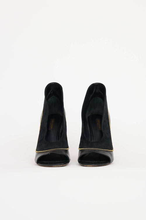 Louis Vuitton Zip Peep Toe Heel