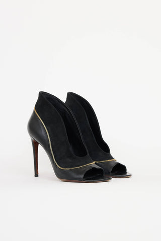 Louis Vuitton Zip Peep Toe Heel