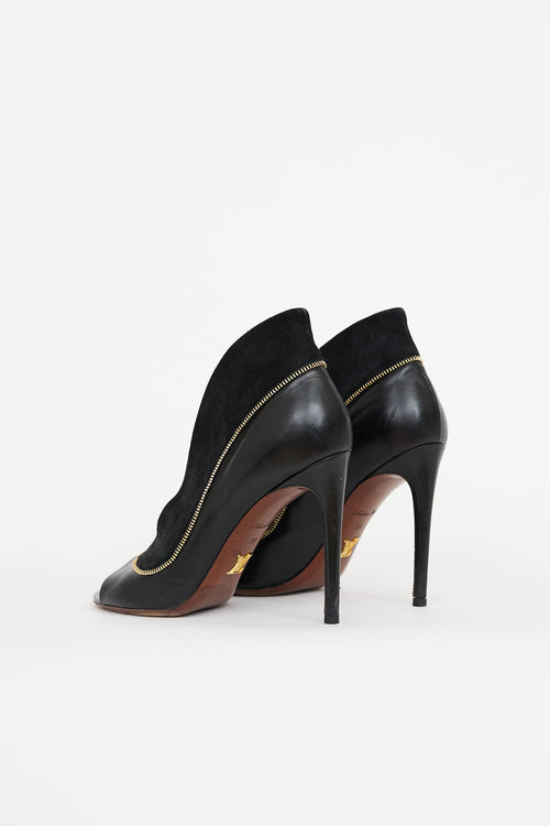 Louis Vuitton Zip Peep Toe Heel