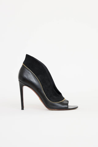 Louis Vuitton Zip Peep Toe Heel