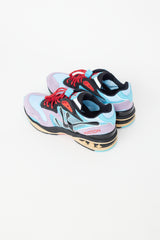 Louis Vuitton Blue & Purple Suede Trail Sneaker