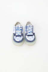 Louis Vuitton Blue & White Watercolour Ollie Monogram Sneaker