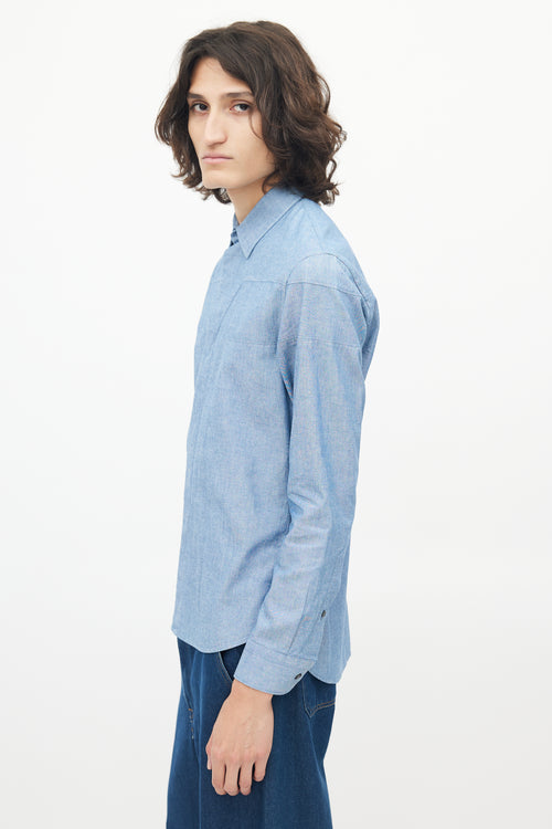 Louis Vuitton Blue Chambray Shirt