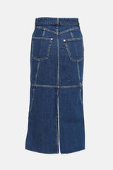 Louis Vuitton Denim Midi Skirt