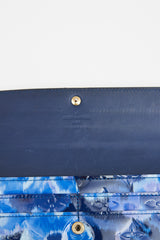 Louis Vuitton Blue Ikat Vernis Sarah Wallet