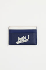 Louis Vuitton Navy & White Everyday Card Holder