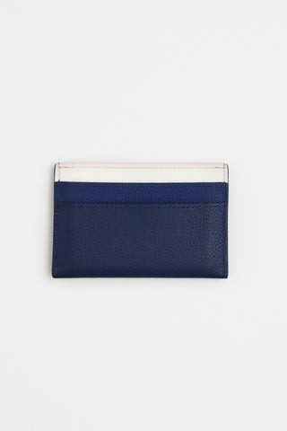 Louis Vuitton Navy & White Everyday Card Holder