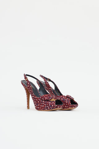 Louis VuittonBordeaux Print Catania Pump