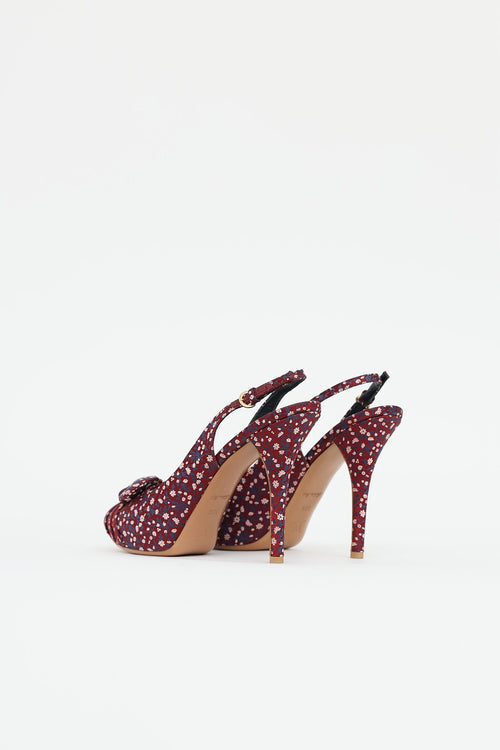 Louis VuittonBordeaux Print Catania Pump