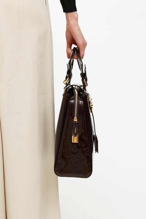 Louis Vuitton Amarante Vernis Melrose Avenue Tote Bag
