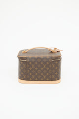 Louis Vuitton Brown 2012 Monogram Nice Vanity Case