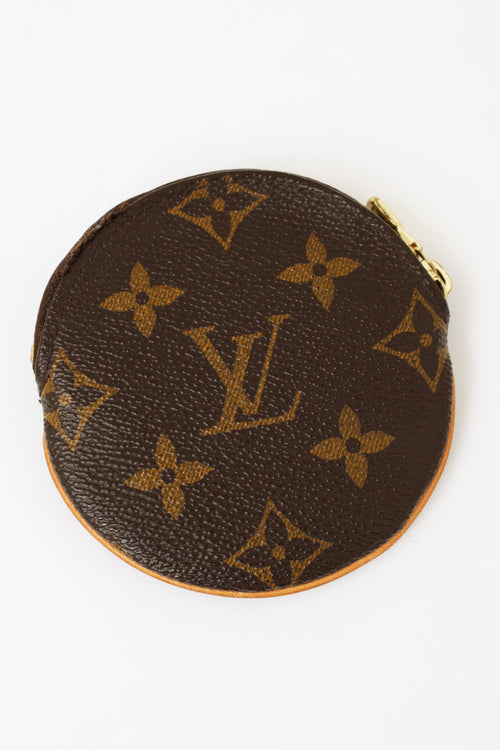 Louis Vuitton Monogram Round Coin Pouch