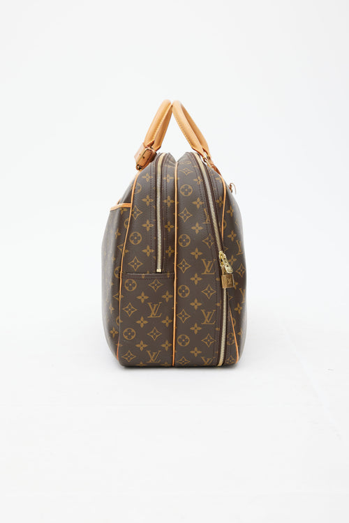 Louis Vuitton Brown Alize 24 Heures Monogram Duffle Bag