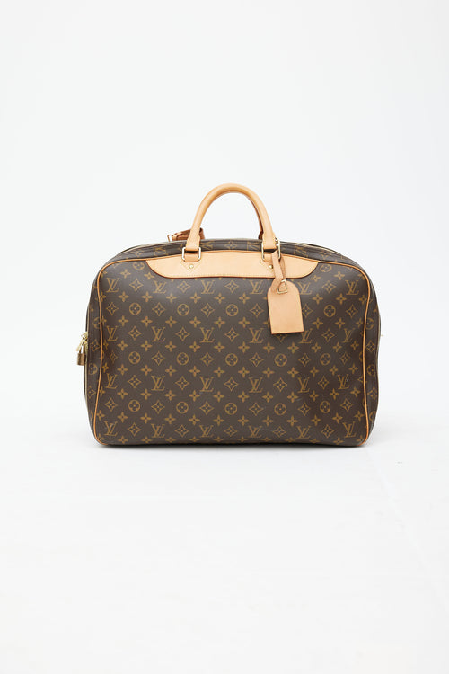Louis Vuitton Brown Alize 24 Heures Monogram Duffle Bag
