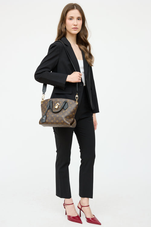 Louis Vuitton Monogram PM Flower Zipped Tote Bag