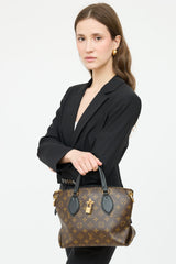 Louis Vuitton Monogram PM Flower Zipped Tote Bag