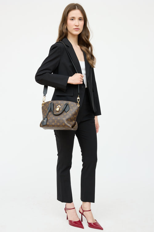 Louis Vuitton Monogram PM Flower Zipped Tote Bag