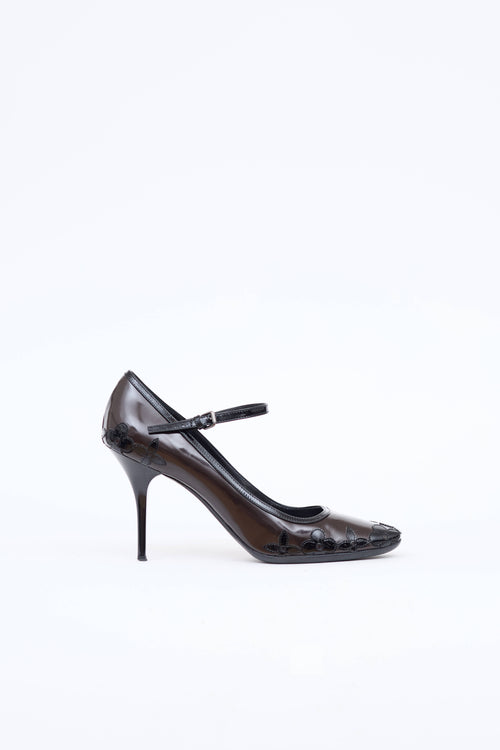 Louis Vuitton Patent Mary Jane Heel