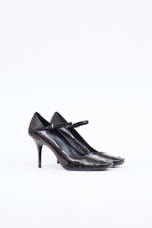 Louis Vuitton Patent Mary Jane Heel