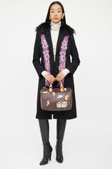 Louis Vuitton Brown Catogram Speedy Bandoliere Bag