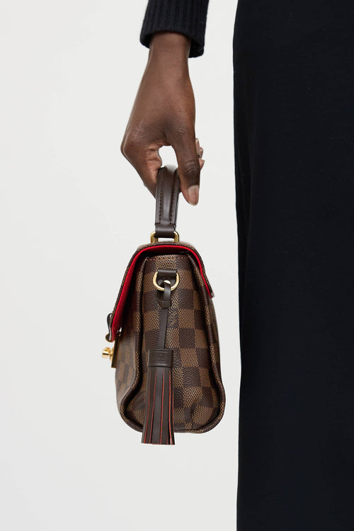 Louis Vuitton Damier Ebene Croisette Bag