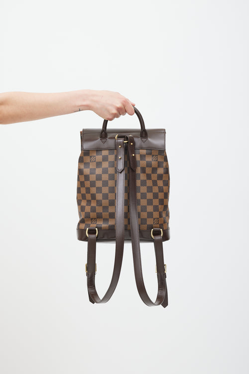 authentic louis vuitton damier soho backpack bag Louis Vuitton // 2000 Brown Damier Ebene Soho Backpack – VSP Consignment