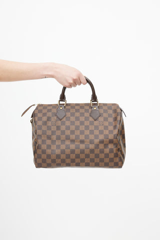 Louis Vuitton - Brown Monogram Print “Speedy 30” Convertible Handbag w –  Current Boutique