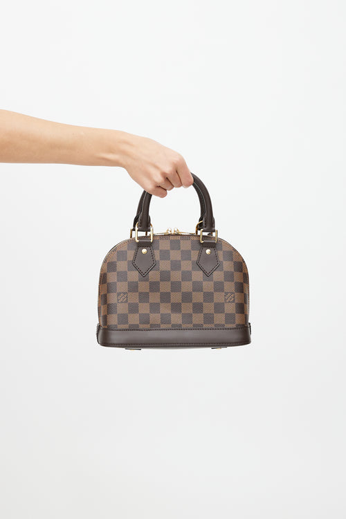 Louis Vuitton Brown Damier Ebene Alma BB Crossbody Bag