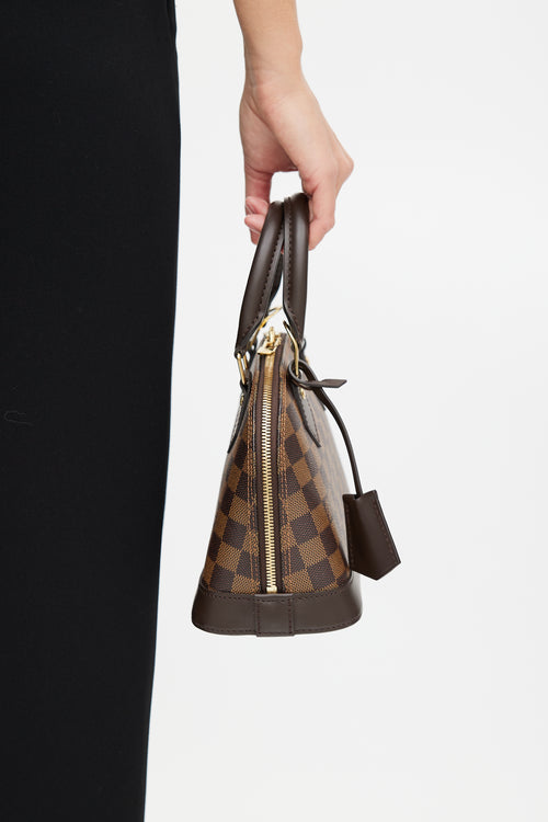 Louis Vuitton Brown Damier Ebene Alma BB Crossbody Bag