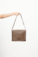 Brooklyn cloth bag Louis Vuitton Brown in Cloth - 22785030