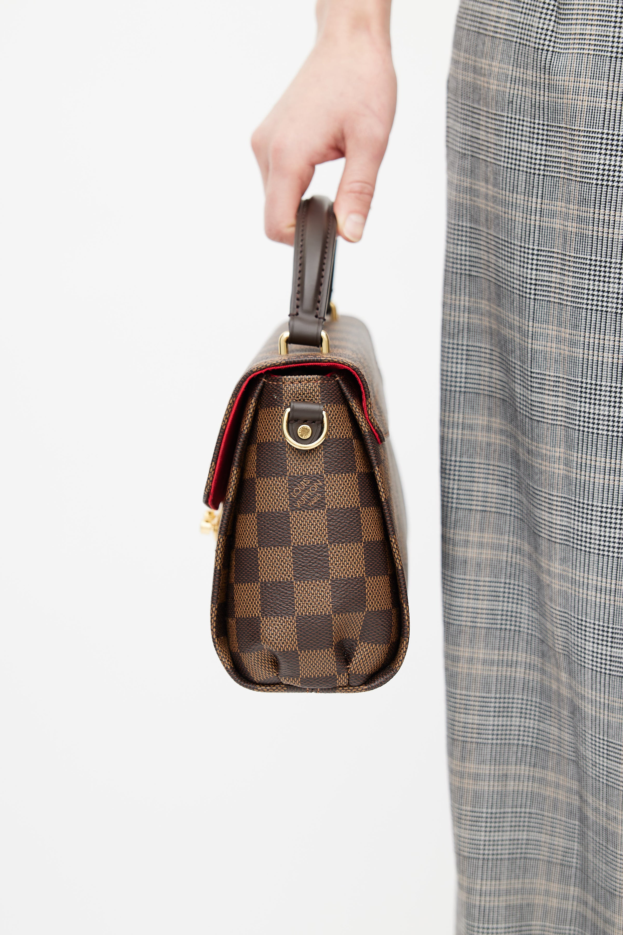 Croisette cloth handbag Louis Vuitton Beige in Cloth - 32627077