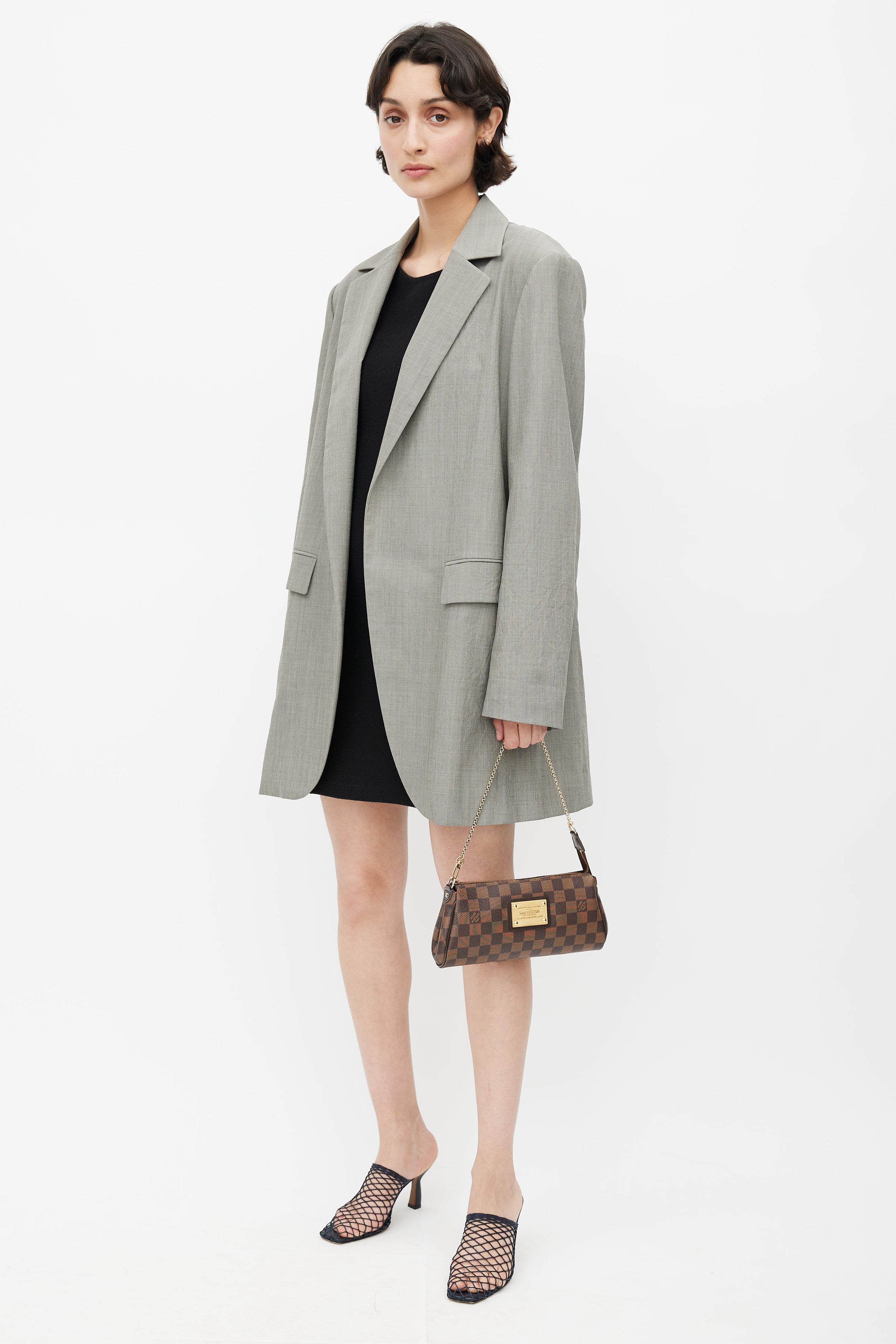 Louis Vuitton // 2012 Brown Damier Ebene Eva Crossbody Bag – VSP Consignment