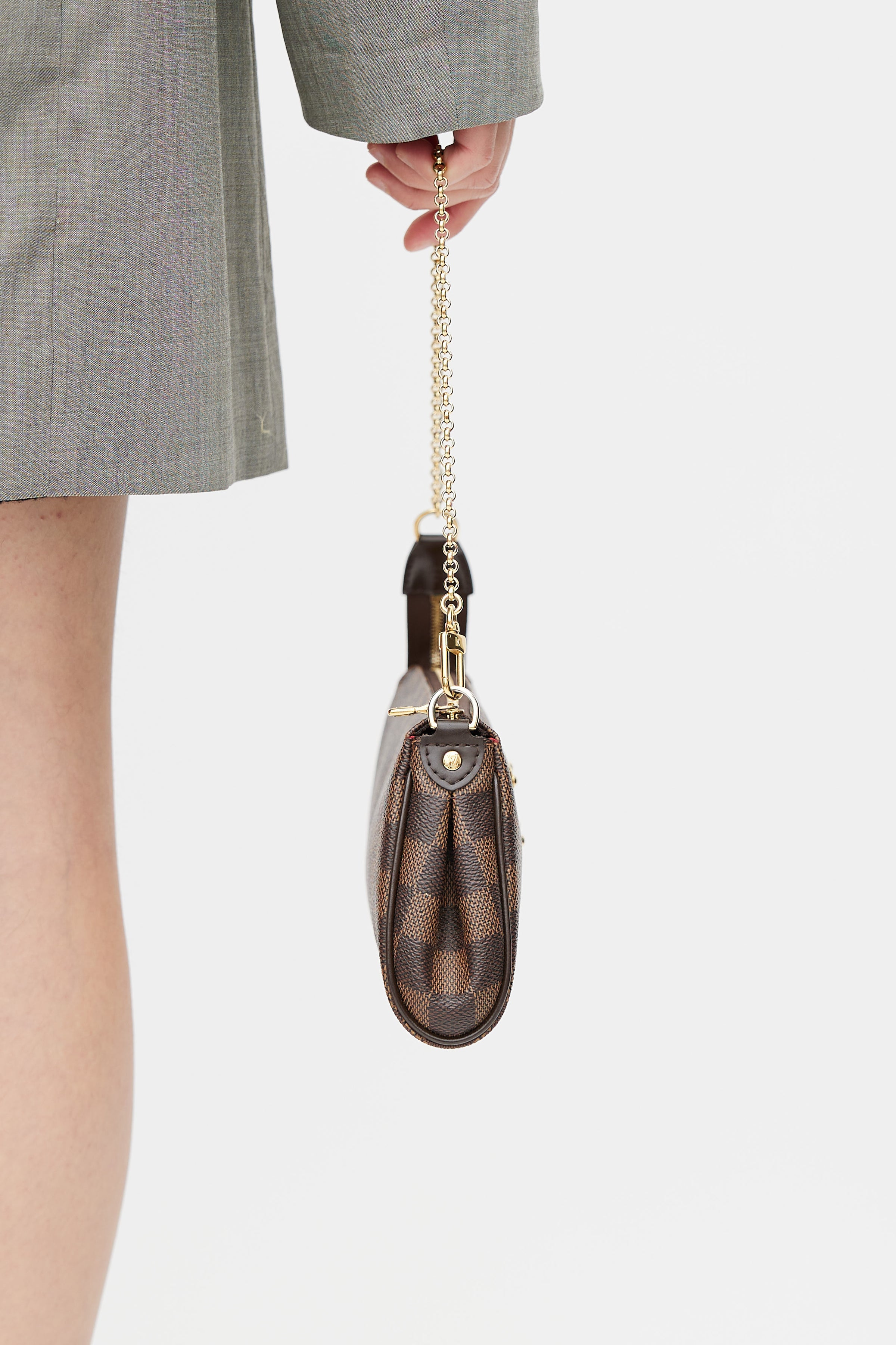 Louis Vuitton // 2012 Brown Damier Ebene Eva Crossbody Bag – VSP