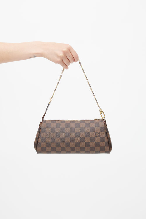 Louis Vuitton Brown Damier Ebene Eva Crossbody Bag