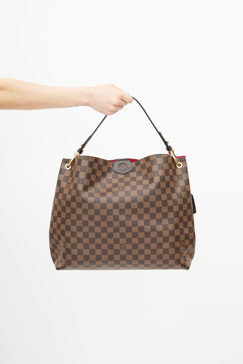 Louis Vuitton Brown Damier Ebene Graceful Shoulder Bag