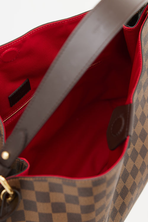 Louis Vuitton Brown Damier Ebene Graceful Shoulder Bag