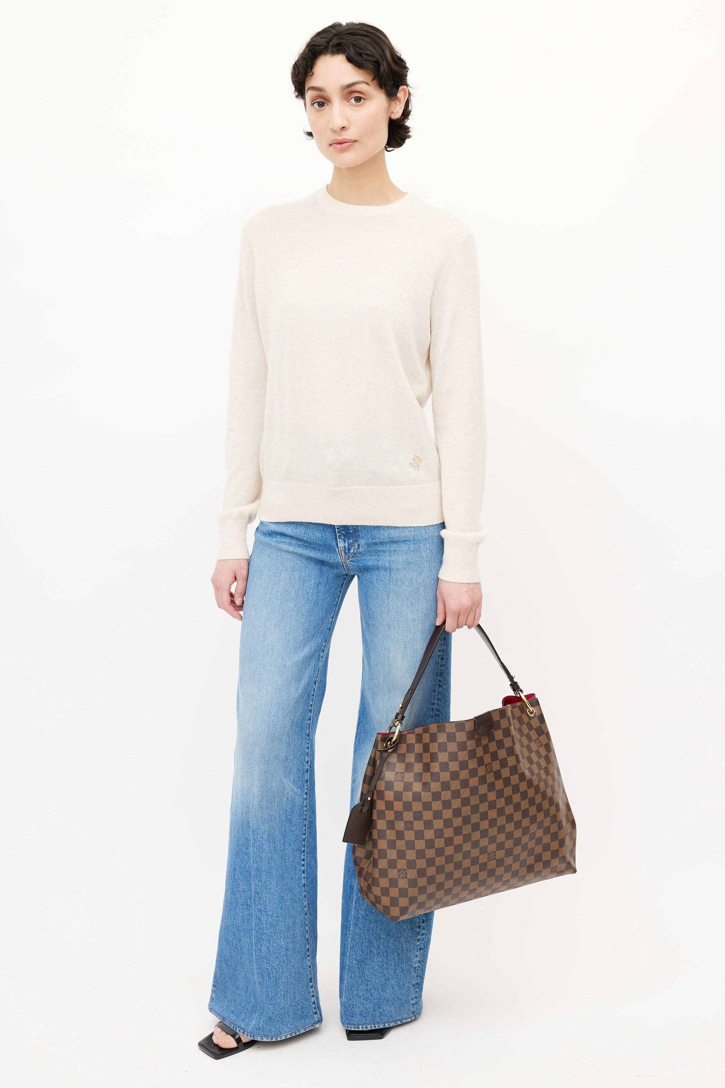 Louis Vuitton // Brown Damier Ebene Graceful Shoulder Bag – VSP Consignment