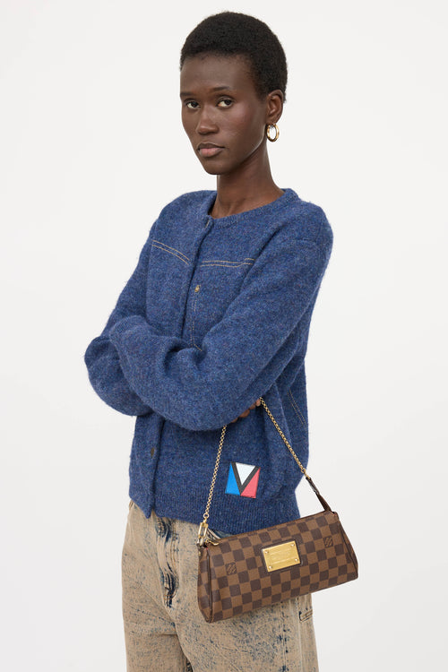 Louis Vuitton2011 Damier Ebene Eva Crossbody Bag