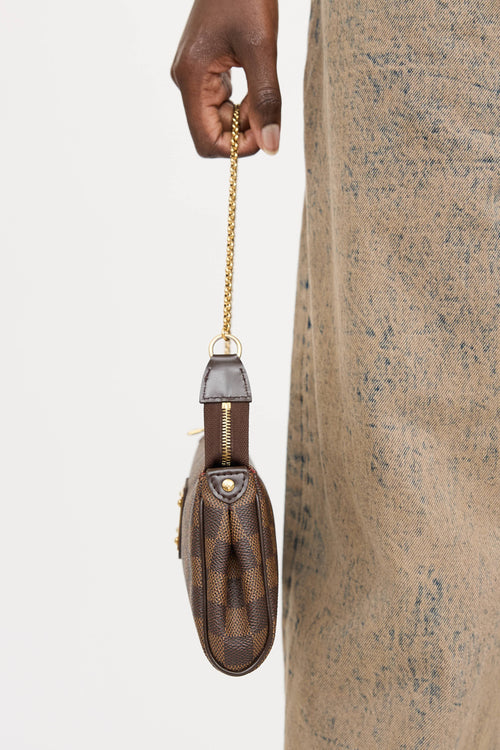 Louis Vuitton2012 Damier Ebene Eva Crossbody Bag