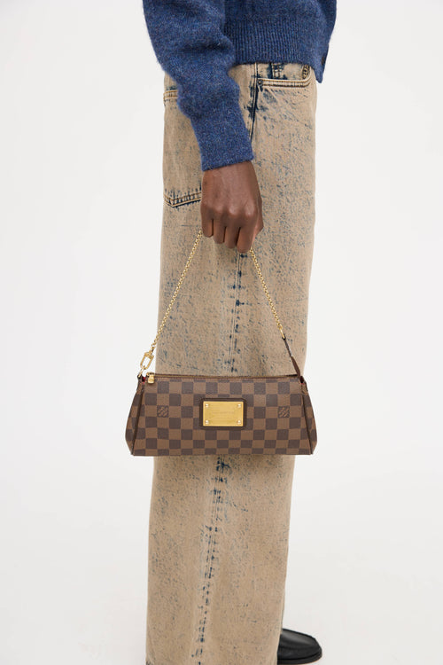 Louis Vuitton2013 Damier Ebene Eva Crossbody Bag