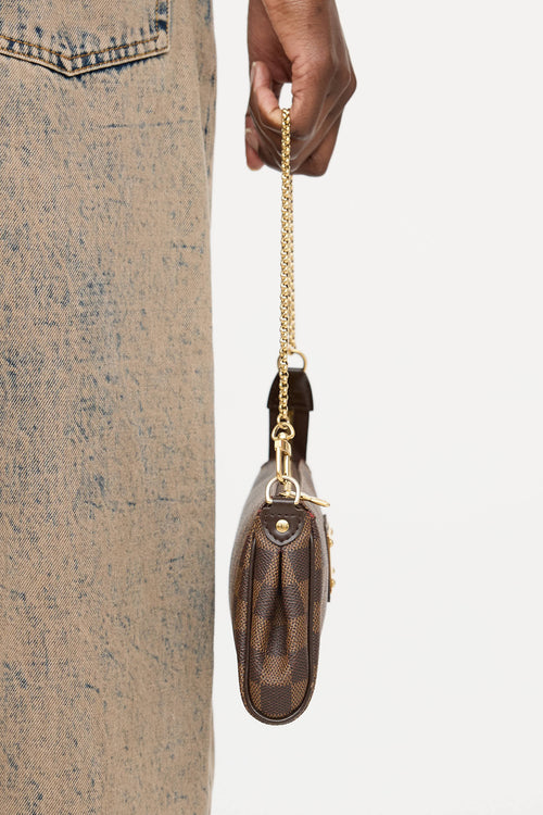 Louis Vuitton2014 Damier Ebene Eva Crossbody Bag