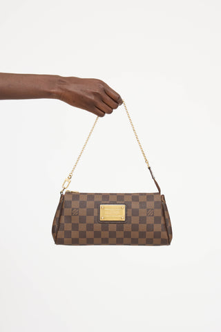 Louis Vuitton2009 Damier Ebene Eva Crossbody Bag