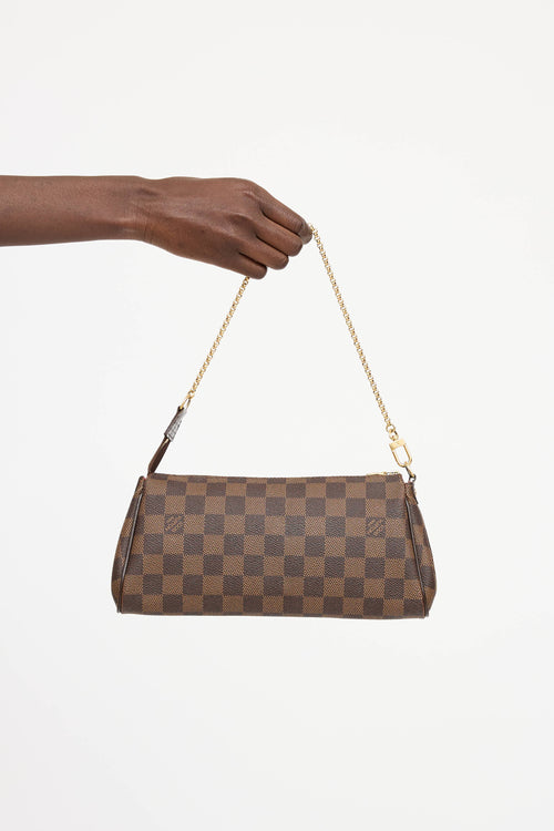 Louis Vuitton2015 Damier Ebene Eva Crossbody Bag