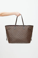 Louis Vuitton Brown Damier Ebene Neverfull GM Bag