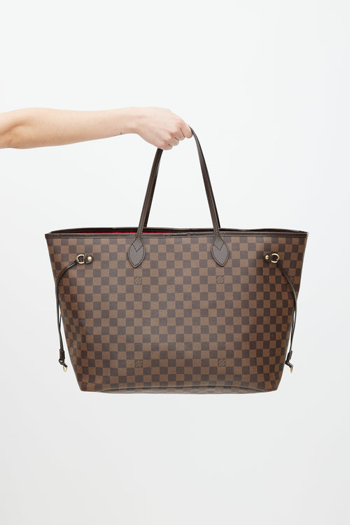 Louis Vuitton Brown Damier Ebene Neverfull GM Bag