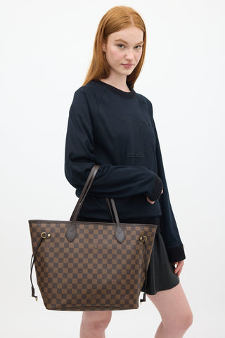 Louis Vuitton Brown Damier Ebene Neverfull MM Bag