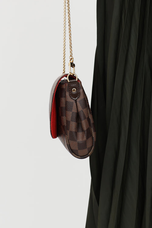 Louis Vuitton 2016 Damier Ebene Favourite MM Bag